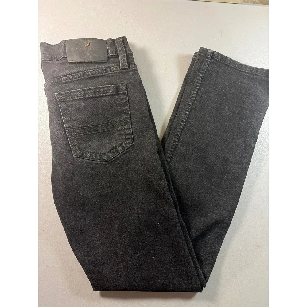 Cody James Jeans Mens 31x34 Black Denim Straight Leg Stretch Western‎ Workwear